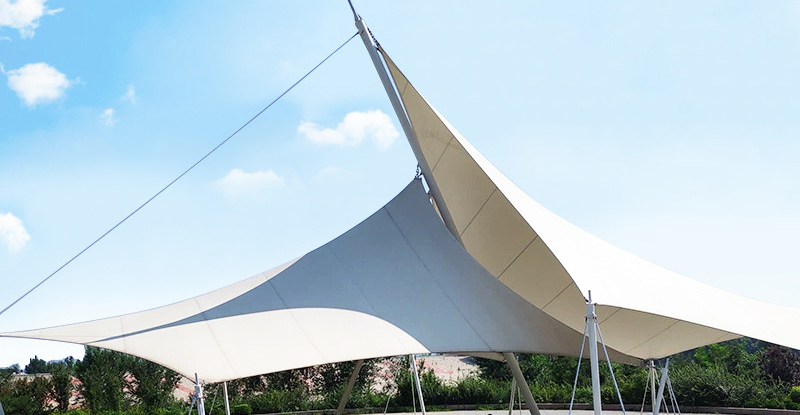 如何安裝和測(cè)量景觀(guān)膜結(jié)構(gòu)改造棚？